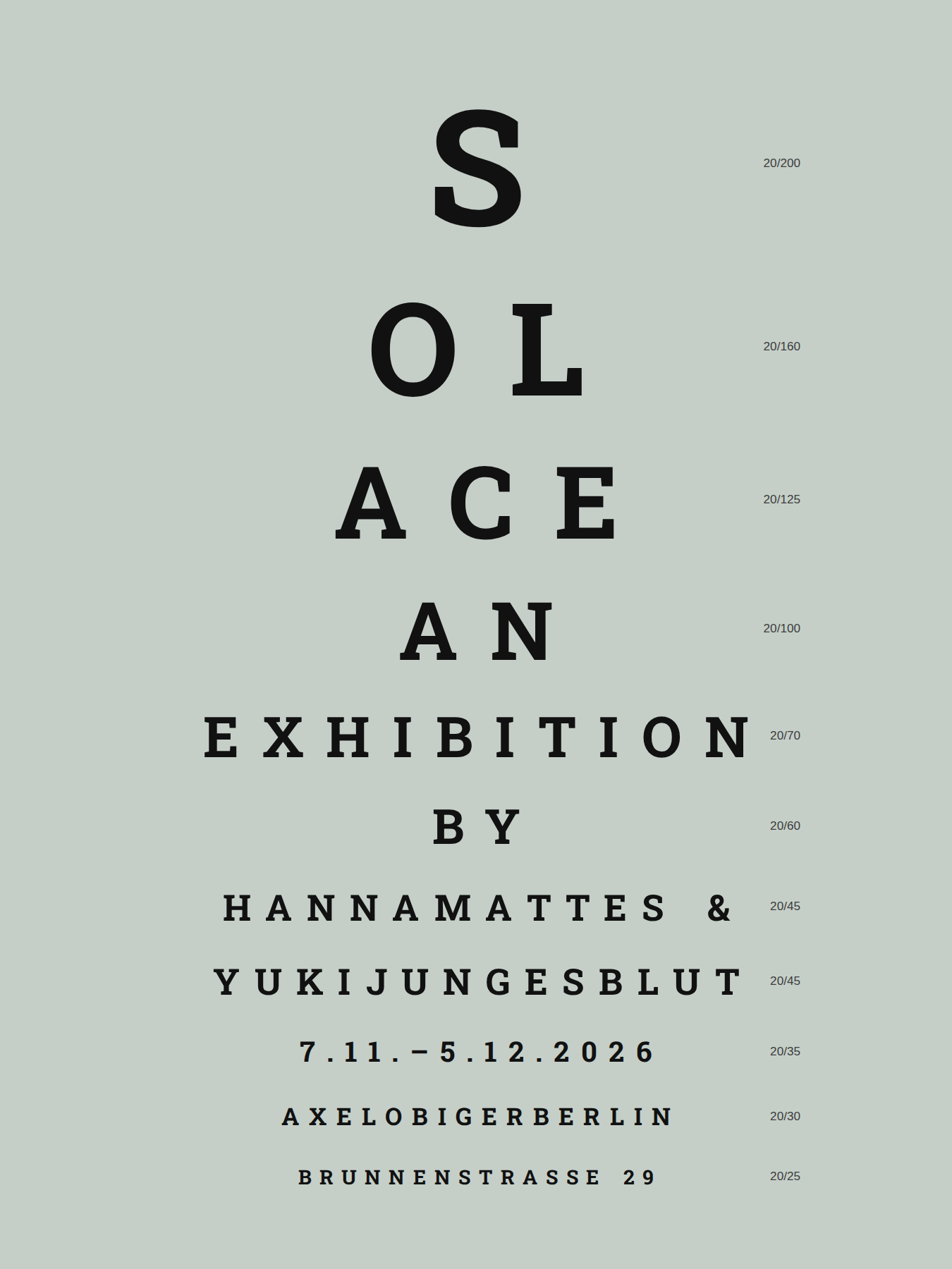 Invite SOLACE - Yuki Jungesblut + Hanna Mattes
